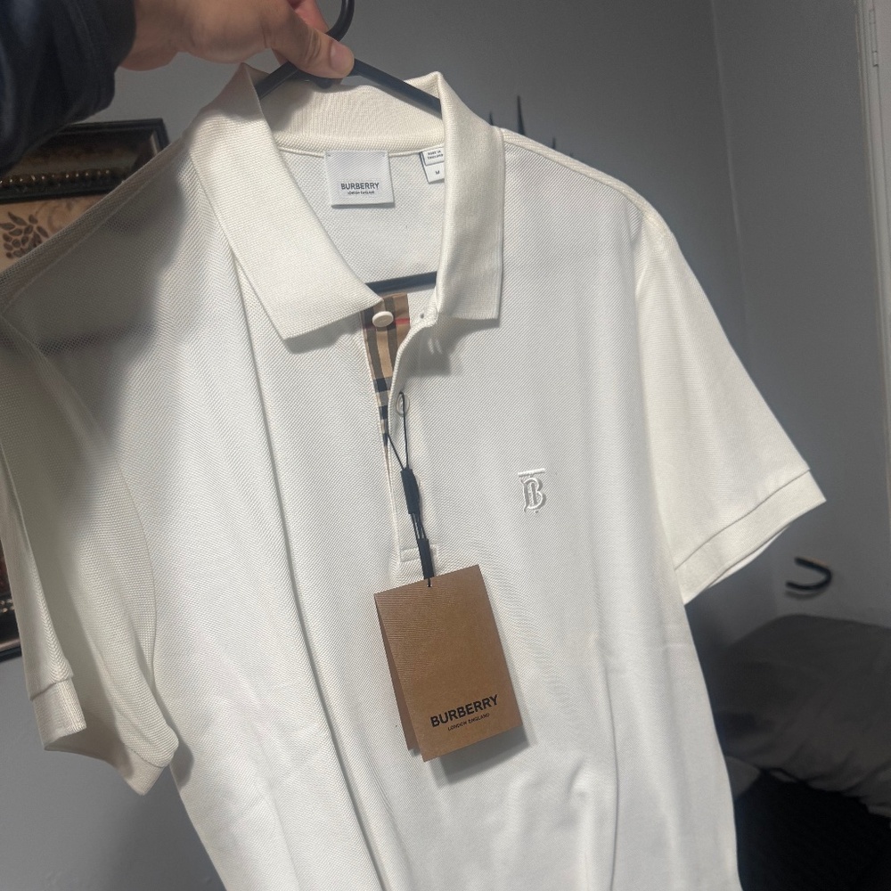 White Burberry Polo AUTHENTIC